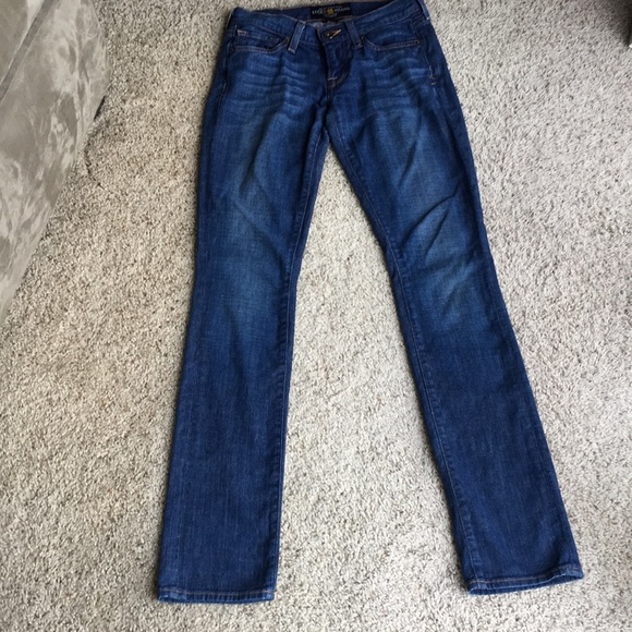 Lucky Brand Skinny Dark Wash Charlie Straight Jean - Picture 7 of 7